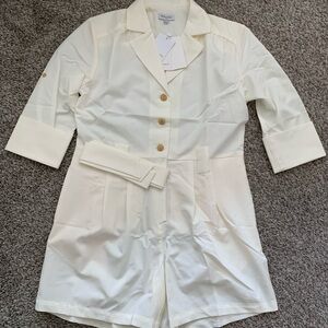 Petite Studio Ivory Peyton Romper